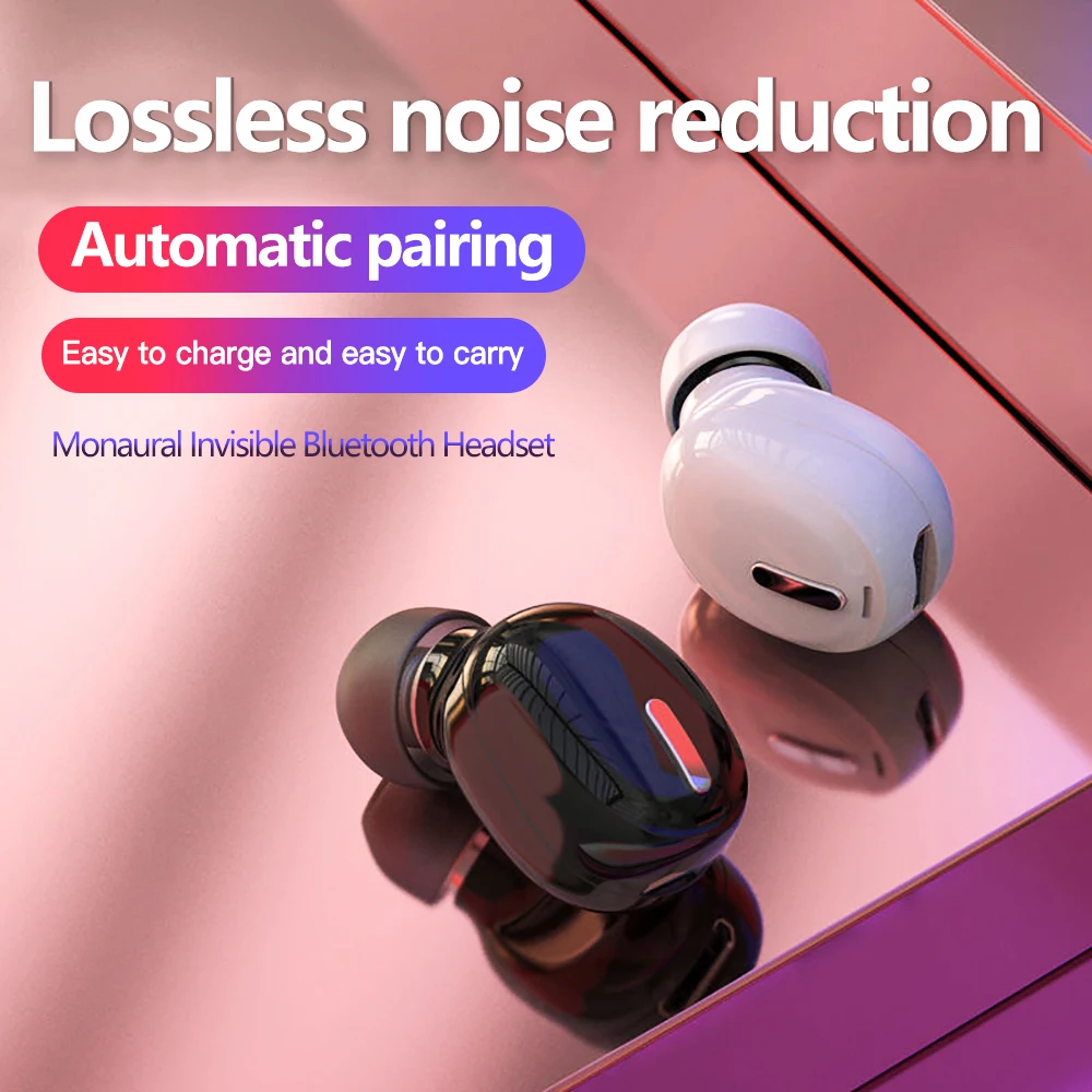 Auriculares inalámbricos X9 con Bluetooth 5,0, cascos intrauditivos deportivos con micrófono, resistentes al agua, TWS, manos libres