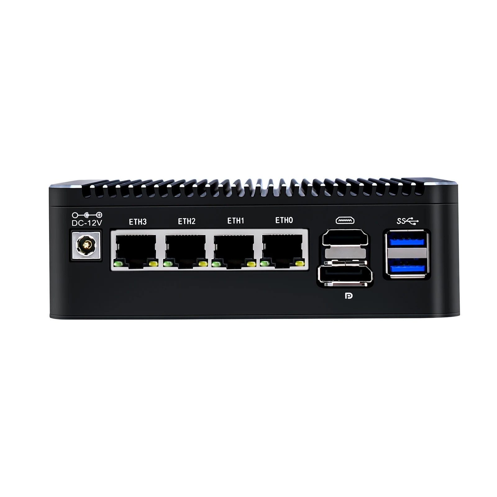 Topton 12a geração intel n100 2.5g roteador macio 4x i226-V lan 1 * com rj45 fanless mini pc firewall computador tipo-c pfsense pve esxi