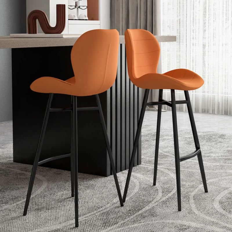 Nordic Home High Stool Internet Celebrity Bar Stool Checkout Page Dedicated Chair Light Luxury Bar Internet Celebrity Stool