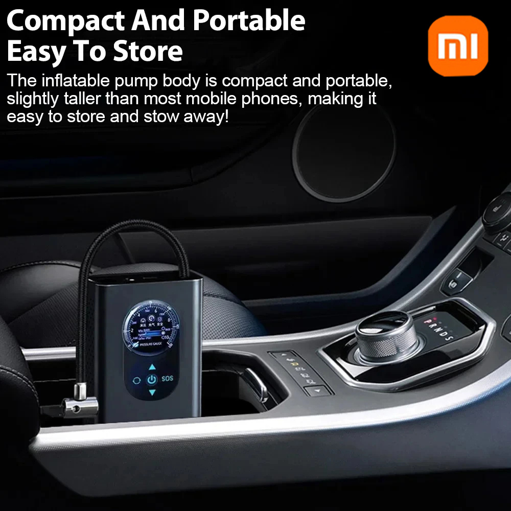 Xiaomi Mini Air Pump Digital Tire Inflator Car Portable Air Compressor Pump for Auto Car Motorcycle Bicycle Inflatable New style