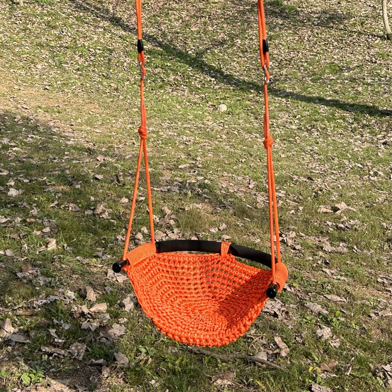 Portátil criança jardim balanço cadeira pendurado crianças cadeira do jardim de infância fora interior tecer pequena cesta balanço para crianças balanço