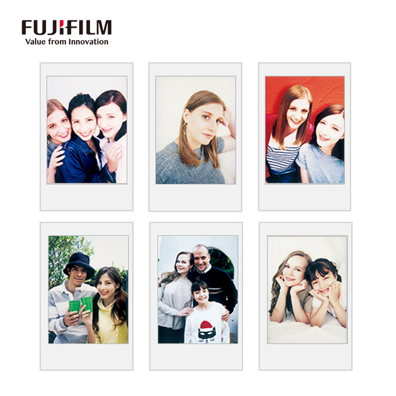 30 sheets Fujifilm Instax Mini White Edge Films Photo Paper Films For Fujifilm Instant Mini 11 9 8 25 50s Fuji camera Paper