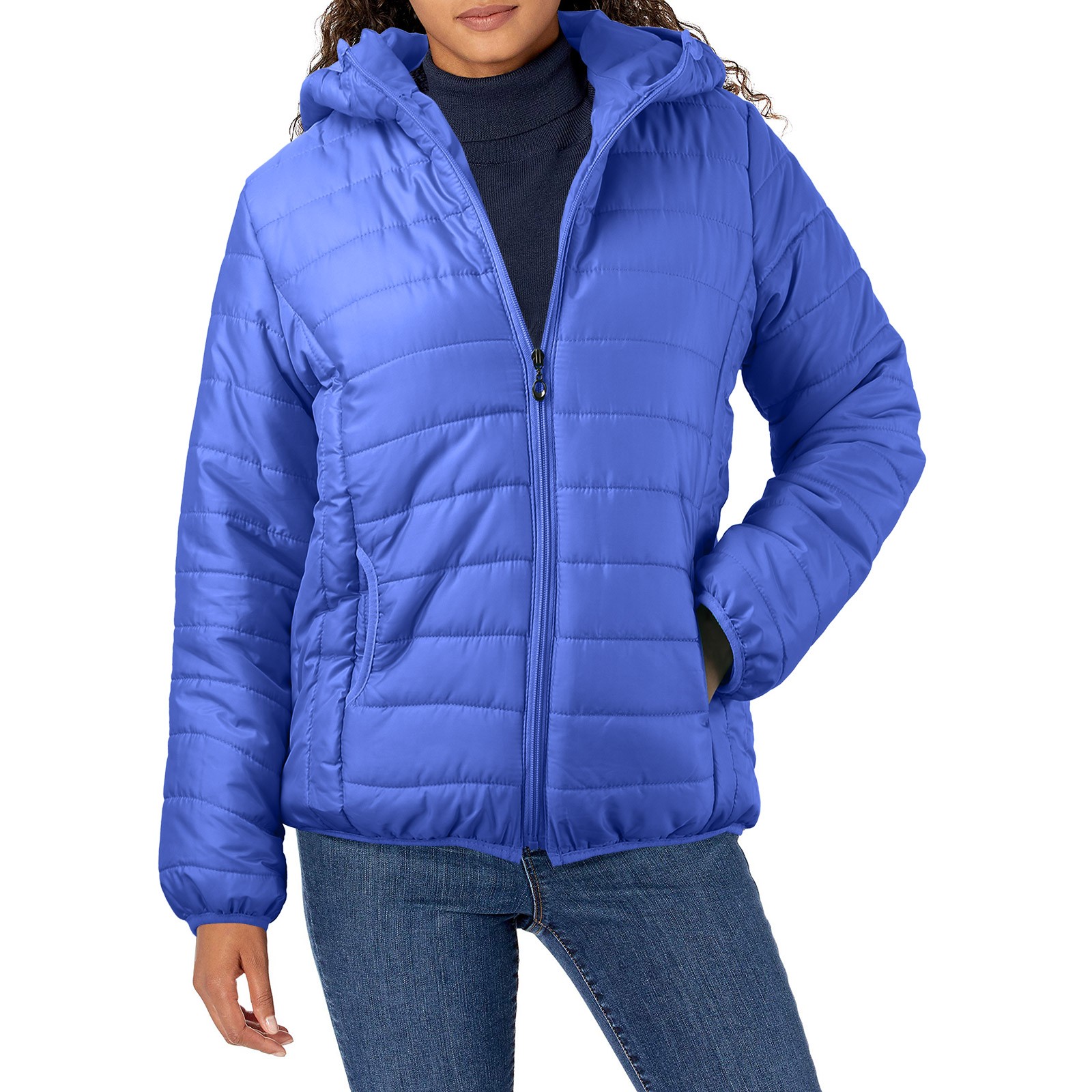 Lightweight Padded Autumn Winter Jackets Women's Jackets Hooded Ultralight Quilted puffer Solid Coat for Warm Duck Down Coat