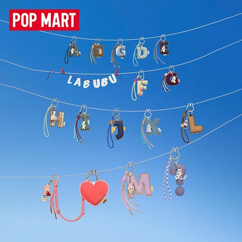 Pop mart os monstros pino para amor série carta pingente caixa cega caixa misteriosa acho saco brinquedos boneca anime figura ornamentos presente