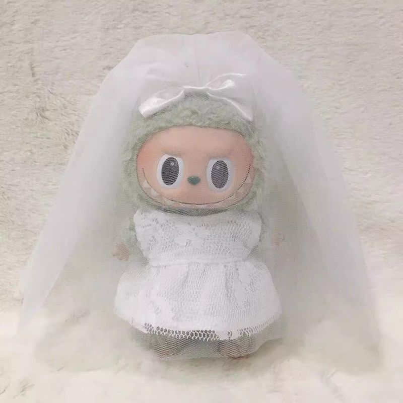 Mini muñeca de algodón hecha a mano, accesorios de ropa, lindo, no incluido, Spot, 17 cm