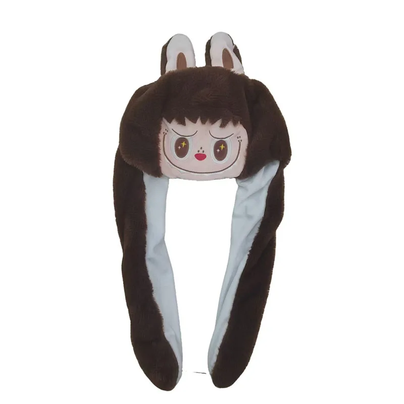 อะนิเมะ Labubu มอนสเตอร์หูค่าเฉลี่ยหมวกเรืองแสงน่ารักหูหมวก Plush คอสเพลย์ปาร์ตี้การ์ตูนตลกหมวกเด็กวันเกิดคริสต์มาส...