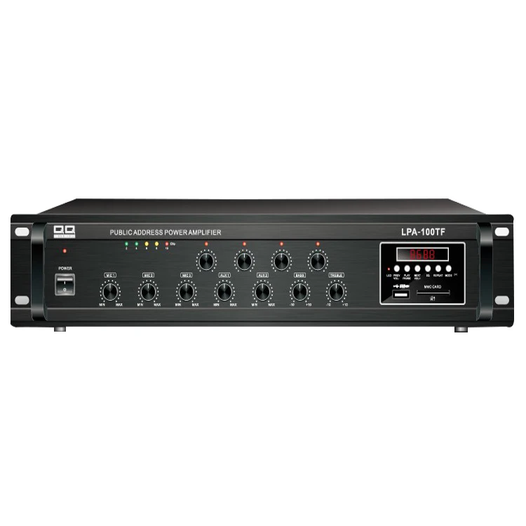 QQCHINAPA-AMPLIFICADOR DE POTENCIA DE voltaje constante multifuncional, 150W, Audio con diente azul, Radio,USB