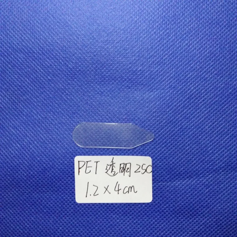 200 Uds. Venta directa de fábrica, soporte de cuello de camisa resistente a altas temperaturas, camisa transparente de PET, soporte de cuello de refuerzo