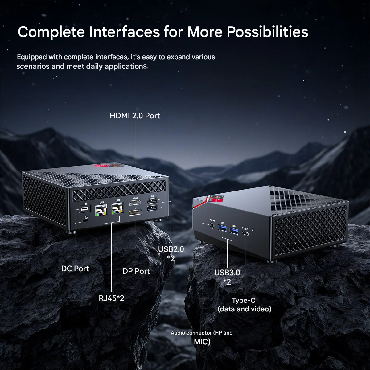 ACEMAGIC AM06Pro MINI PC AMD Ryzen 7 5825U 16/32GB RAM 512GB SSD Windows 11 Pro MINI Computer Wifi6 BT5.2 4K Triple Display