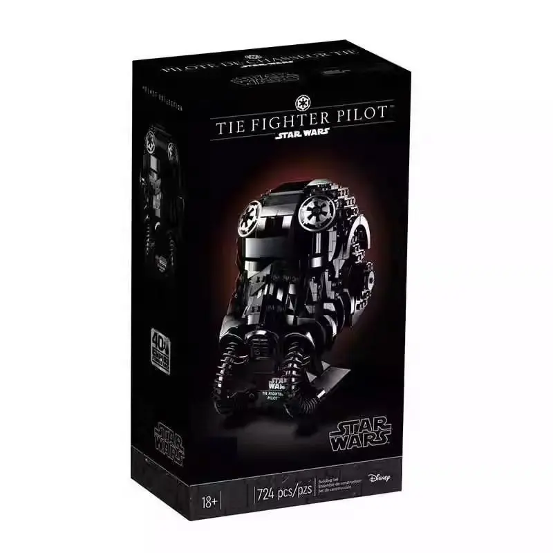 ใหม่ TIE Fighter PILOT HELMET MOC SpaceShip Battle Building Block สถาปัตยกรรมการศึกษาประกอบของขวัญของเล่นสําหรับเด็ก
