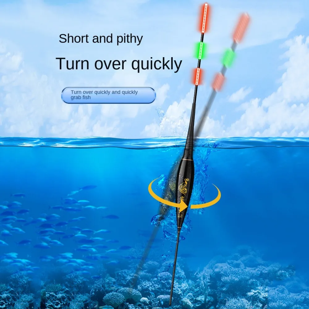 Inteligente LED Float Pesca, altamente sensível, bóia remota, Sensor de gravidade, estroboscópio elétrico noturno, cauda longa