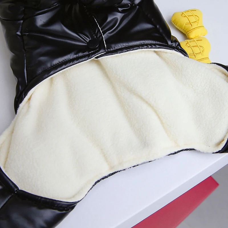 Mono acolchado de invierno para cachorros, ropa impermeable para perros pequeños, chaqueta cálida Shih Tzu, mono para Chihuahua, disfraz de Yorkie