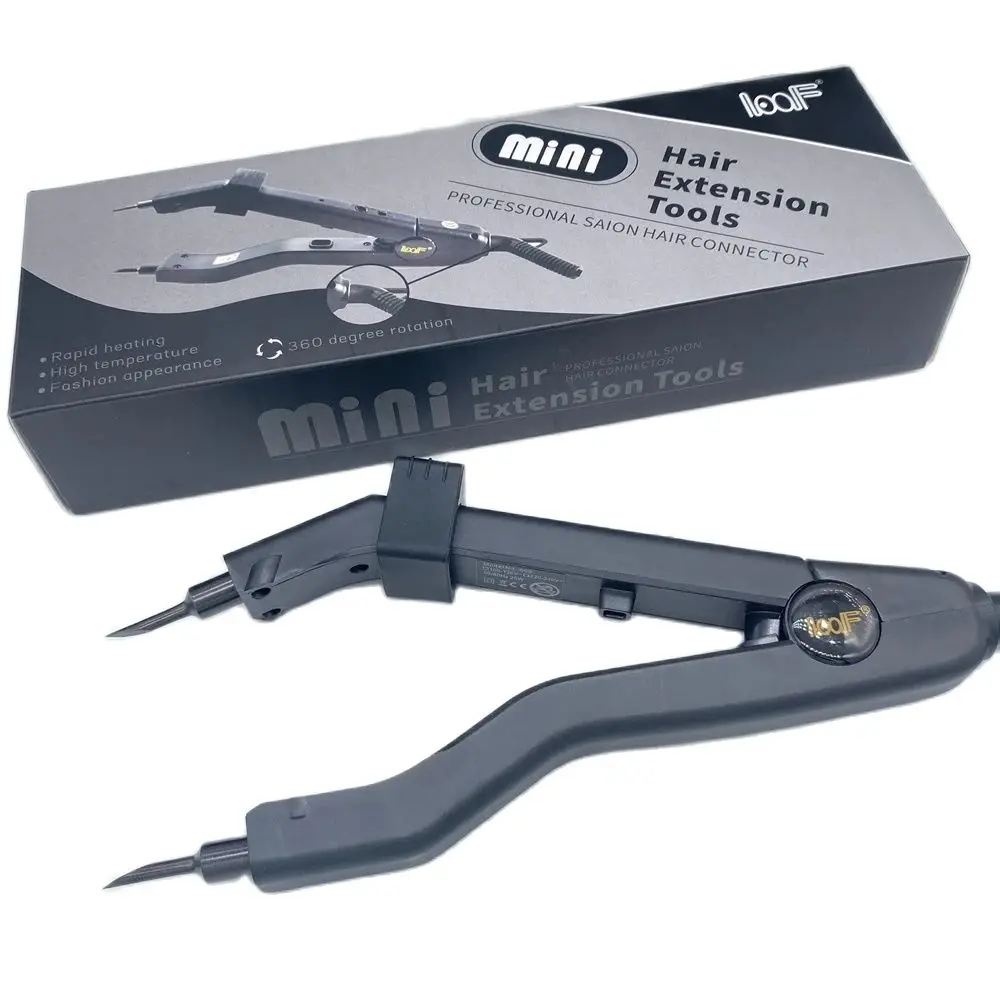 JR-609C 24 มม.เครื่องทําความร้อนขนาดเล็ก SHARP TIP สีดําความร้อนผม Connector อุณหภูมิควบคุม SHARP เคล็ดลับความร้อน