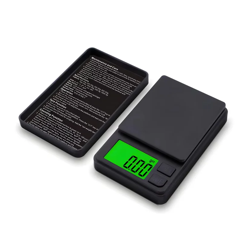 Precision Pocket Scale 1000g X 0.01g - Digital Gram Food Jewelry Ounces/Grains Scale Digital Pocket Scale Mini Scale Tiny Scale