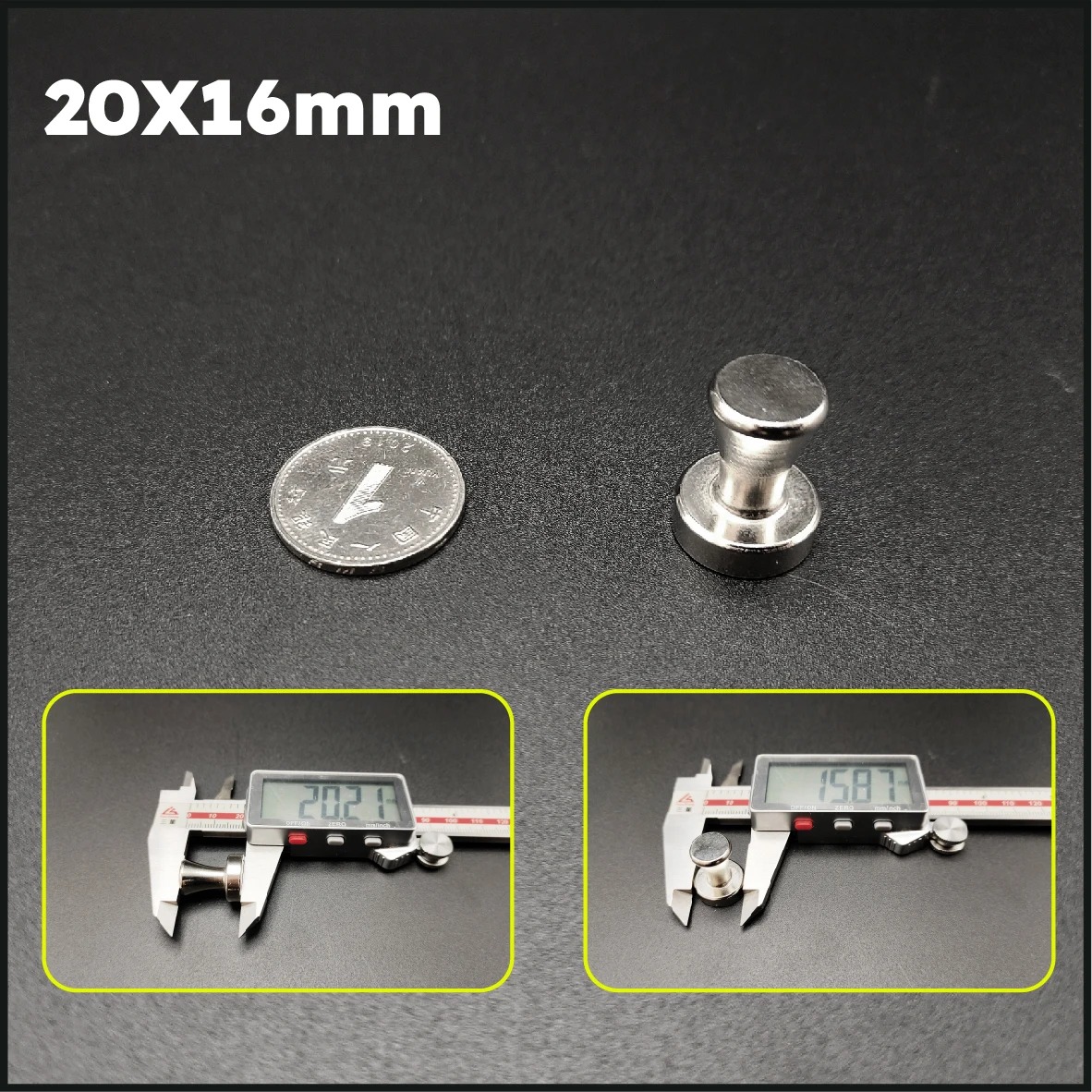 Magnetic Nail Office Calligraphy And Painting Refrigerator Strong Magnet Nail Teaching Whiteboard Magnetic Nails 12x16mm