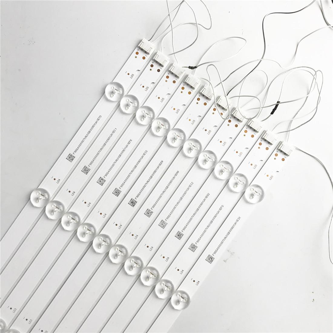 10 個 512 ミリメートル LED バックライトストリップ 5 ランプレンズキットボードフィルター 42 43 46 47 48 インチ液晶テレビ 12V 入力更新 CCFL 看板