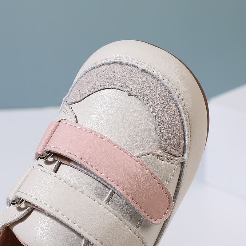 0〜5歳の男の子と女の子のためのソフトソールの革のサンダル,子供のためのテニスファッション