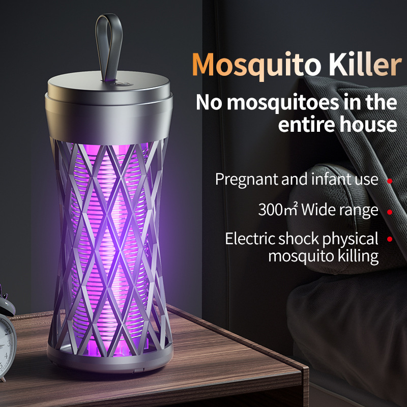 Version de charge lampe anti-moustique lampe anti-mouche maison chambre DEET pièges physiques tuer les moustiques Nemesis