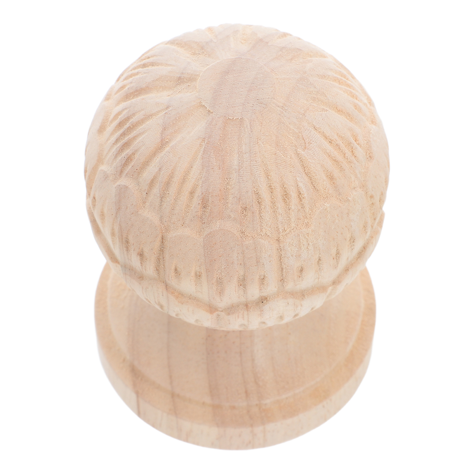 Escada de madeira abacaxi finial esculpido newel post caps clássico estilo europeu substituição para postes cama decoração móveis