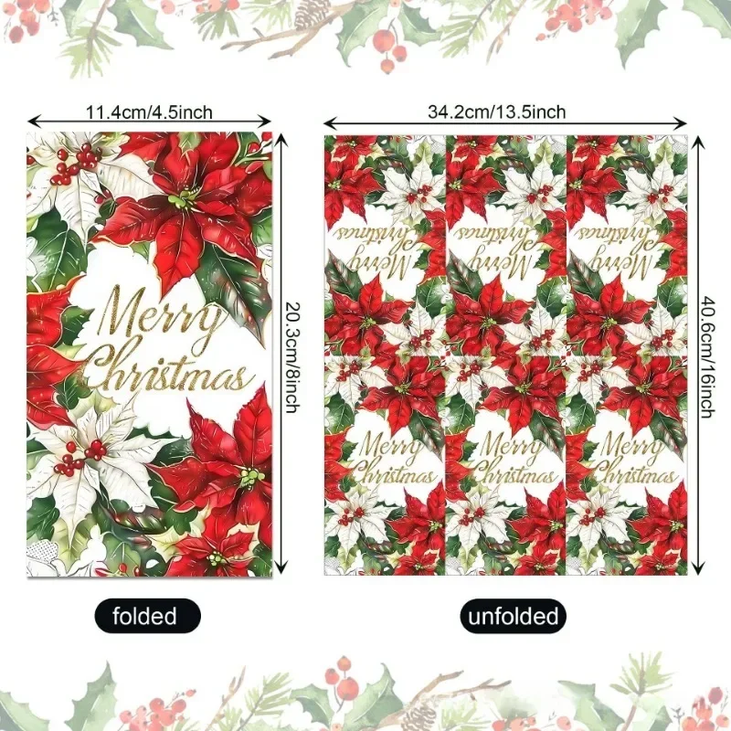 20 шт., прямоугольные бумажные салфетки, 34,2*40,6 см