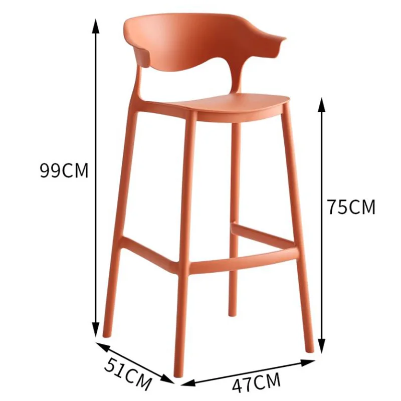 Minimalist Design Nordic Bar Chairs Luxury Swivel Office Reception Bar Chairs High Stool Adjustable Bar Furniture Cadeiras LLBC