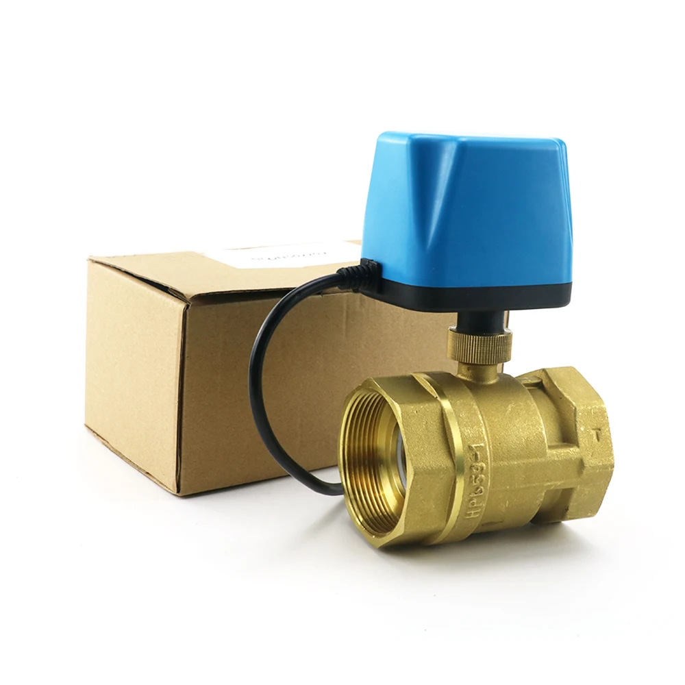 Dn15 1/2 "a 1" normalmente fechado nomalmente aberto 220v 12v24v válvula de esfera elétrica de latão de 2 fios para água óleo substituir válvula solenóide