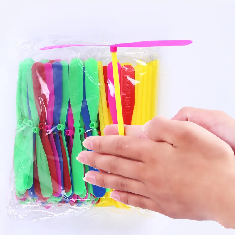 Nhựa Chuồn Chuồn Tre Cánh Quạt Bay Đồ Chơi Ngoài Trời Vui Vẻ Trẻ Em Bé Trai Bé Gái Juguetes Niños 3 4 5 6 8 10 12 años Overwatch Enfant
