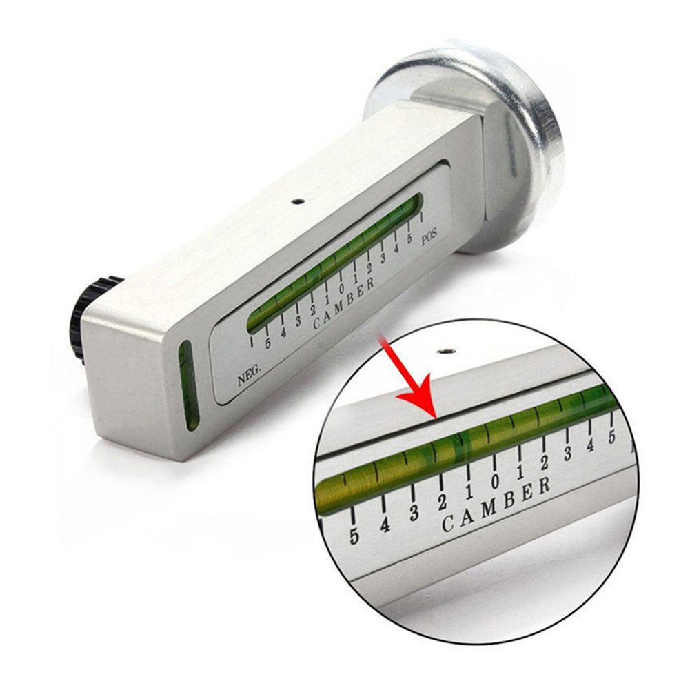 Medidor de nivel de alineación de posición de cuatro ruedas de coche ajustable herramienta de medición magnética de ajuste de equilibrio de inclinación automotriz