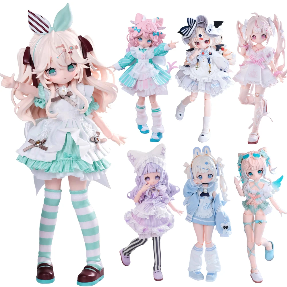 В наличии Wanmeng Sugary Girls 1/8Mjd слепая коробка подвижная кукла фигурка куклы модная игрушка украшения фигурка милый подарок для мальчиков и девочек