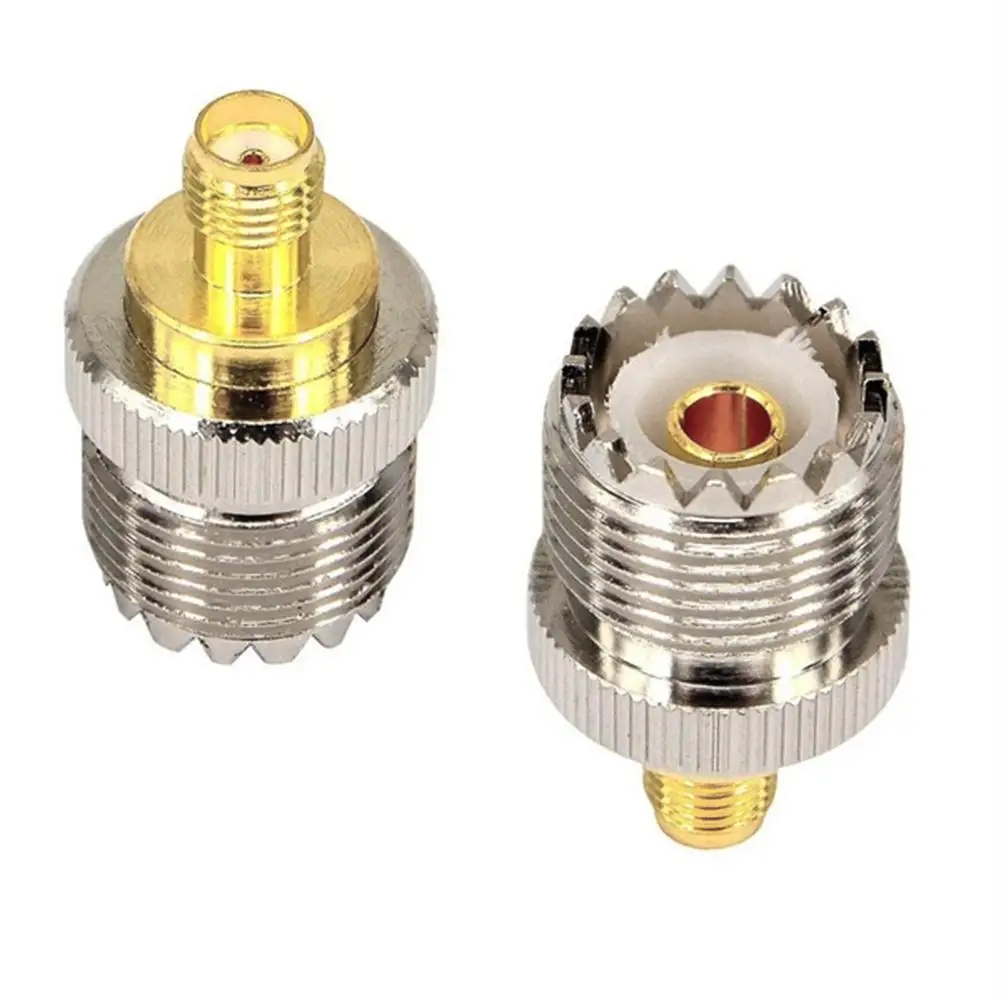 1PC Koaxial RF Walkie-Talkie Antenne Adapter JXRF Stecker SMA UHF Weibliche Für Baofeng Zu Weibliche