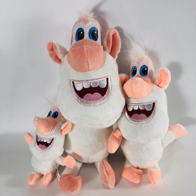 15-38cm Rosyjska biała świnia Cooper Plushes White Pig Coopered Booba Buba Plush Toys Cartoon Animal Dolls Stuffed Plushie Toys Gift