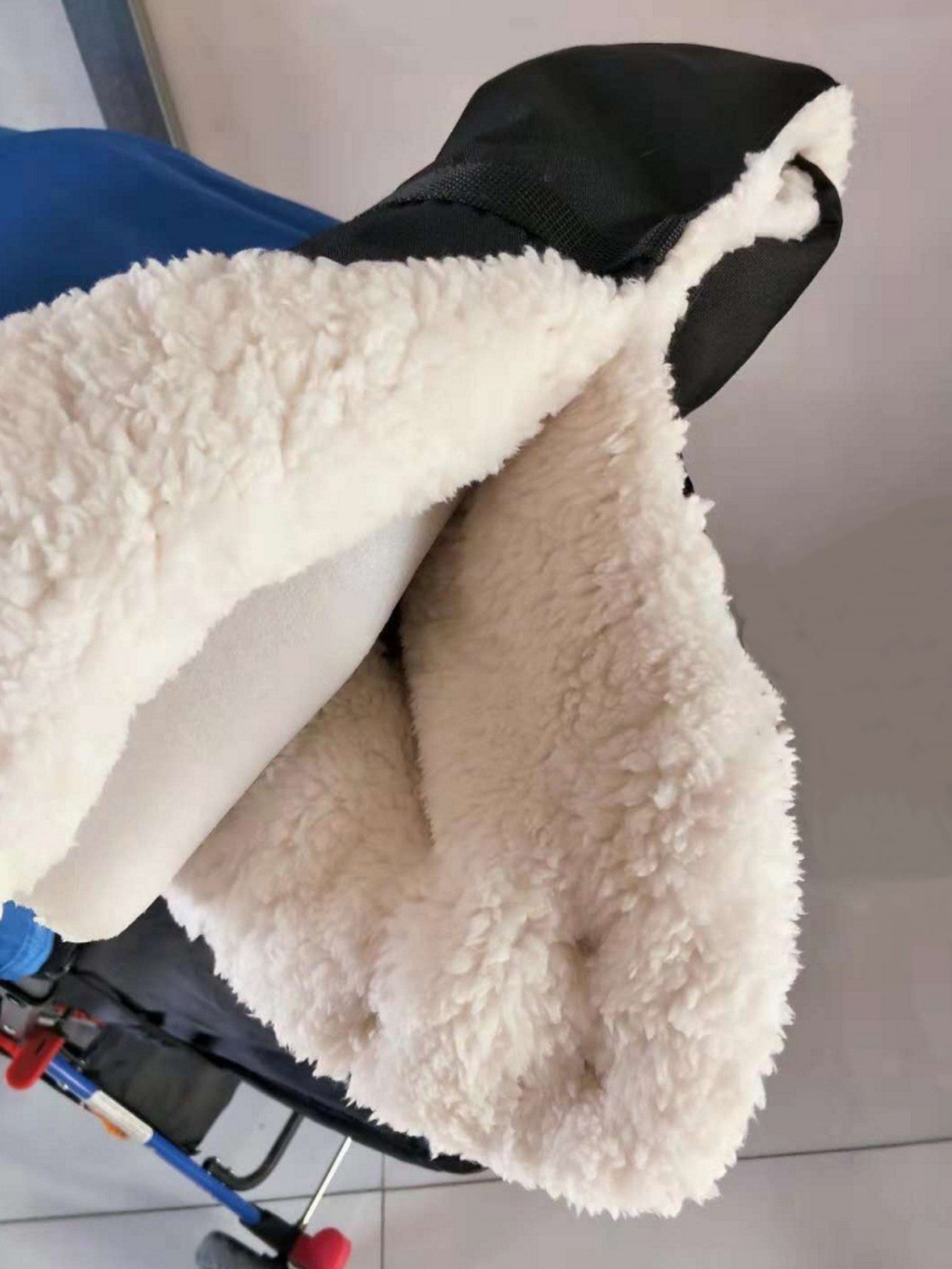Guantes para cochecito de bebé, guantes de invierno extra gruesos para coche, calor para clima frío para padres e cuidadores, protección contra el viento y la nieve