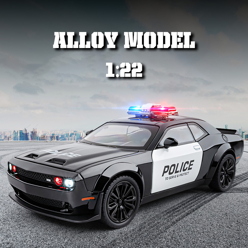 Coole Hellcat legering auto, hoogwaardig legering autospeelgoed, prachtige decoraties, prachtige desktopornamenten, kerstcadeaus