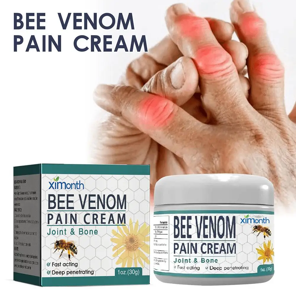 Bee Knee Pain Relief Cream Bone Healing Cream Plaster Arthritis Rheumatoid Joints Analgesic Ointment Healthy Care 30g