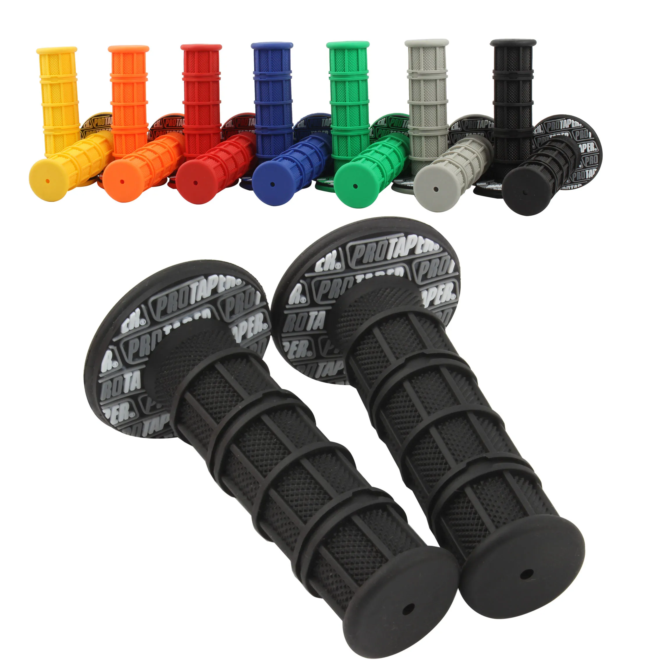 Empuñaduras universales de 22mm/24mm para manillar más suaves, empuñaduras de Gel de goma aptas para motocicleta, Motocross, carreras, ATV, Dirt Bike, CRF, YZF, RMZ, KLX
