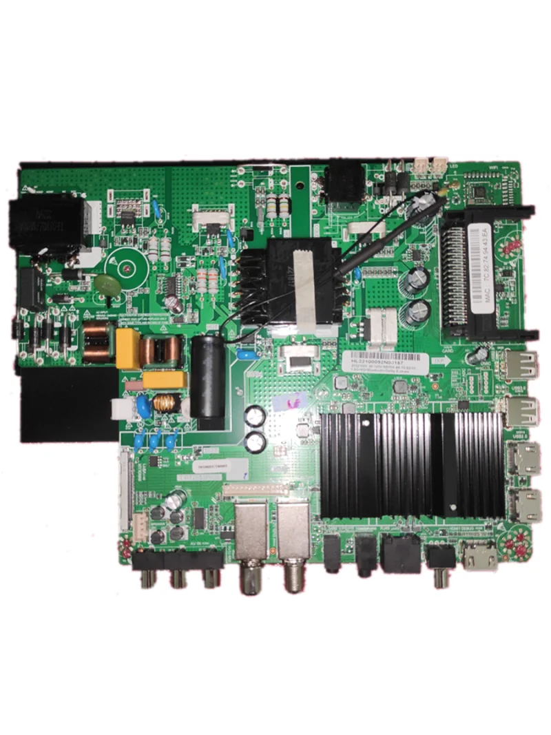 มาเธอร์บอร์ดสาม-in-one เดิม55ULEK81T2SM hk.t.t RT2851P839 RT2853P839เครือข่ายทีวี4K DVB-T2ไม้อัดรองรับ DLED