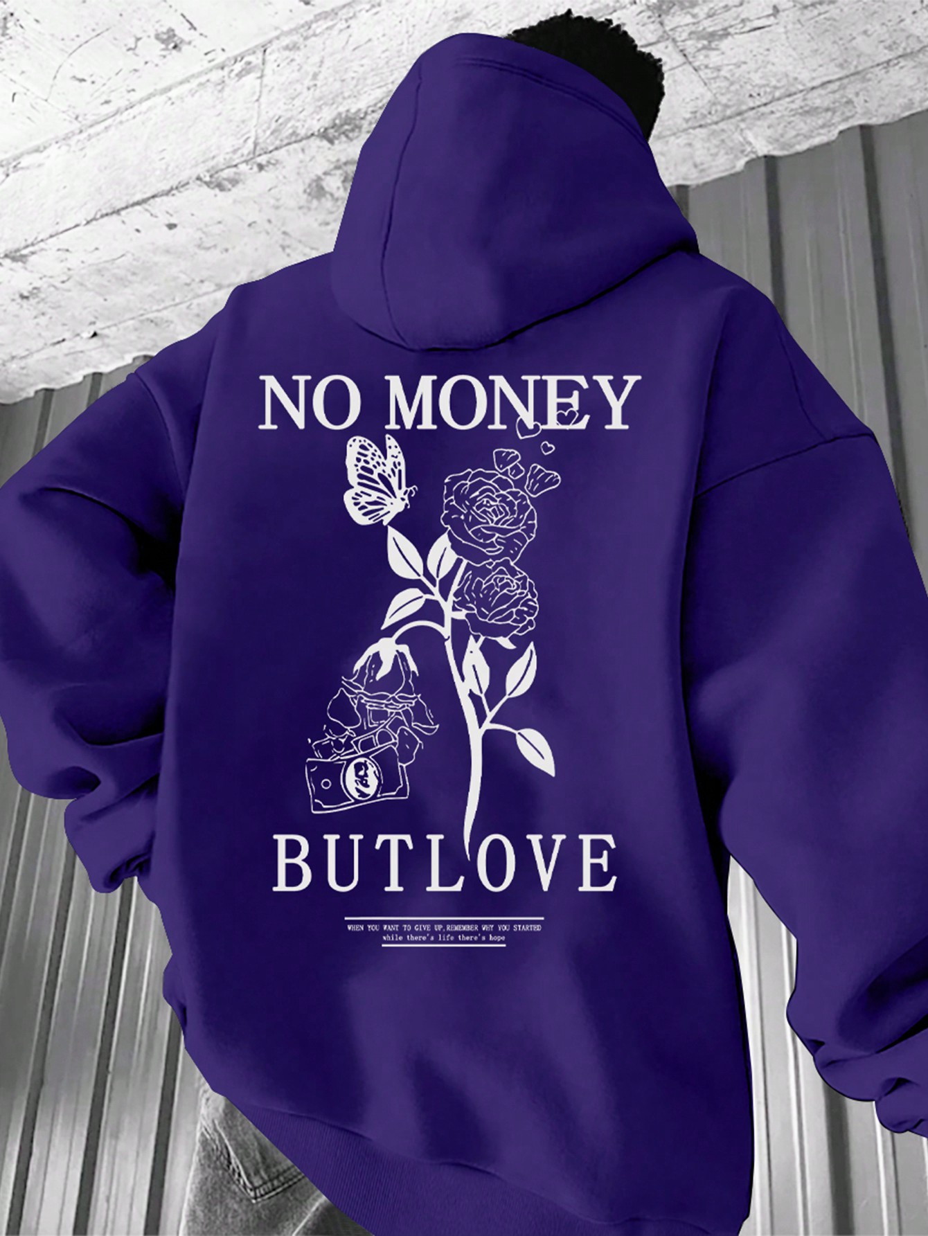 Moda primavera e outono casal estilo jaqueta com capuz novo solto masculino floral carta impressão com capuz moletom de lã S-3XL
