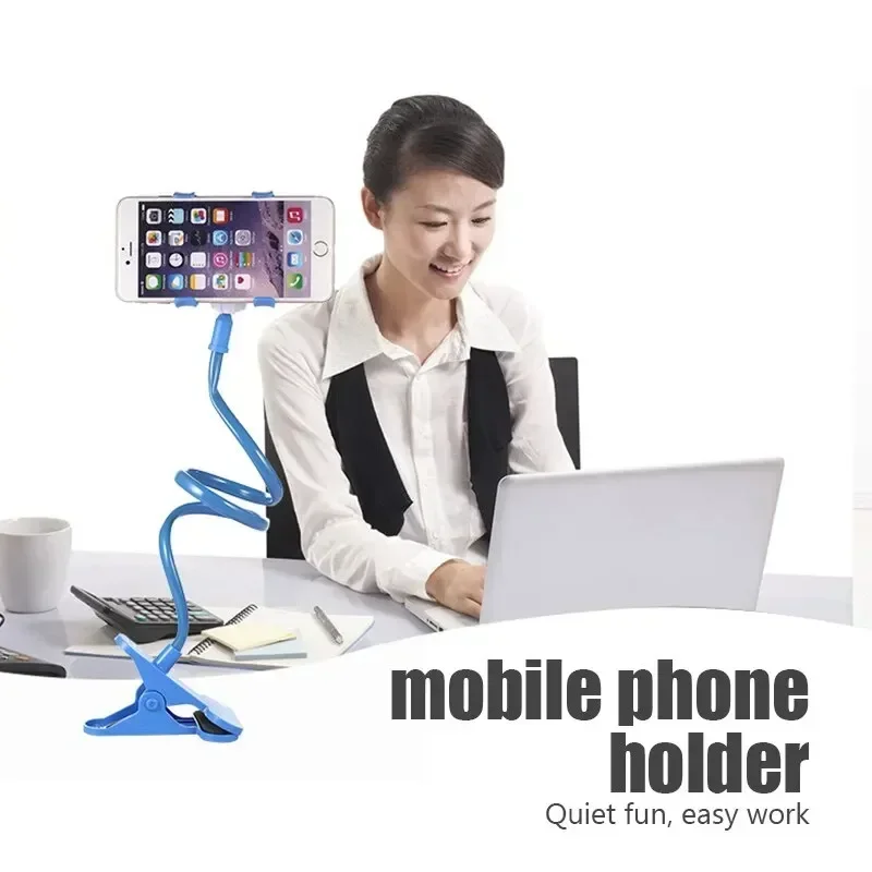 Soporte para teléfono móvil con Clip de 70cm, soporte portátil Flexible para cama perezosa, soporte de escritorio para teléfonos inteligentes, soporte para cama de escritorio, Base