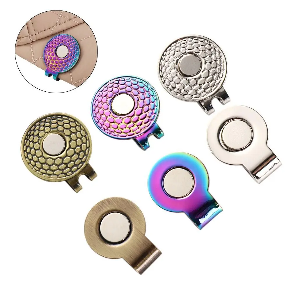 20/25mm Golf Hat Clip Ball Marker Holder with Strong Magnetic Attach to Your Pocket Edge Belt Clothes Gift Golf Accessories