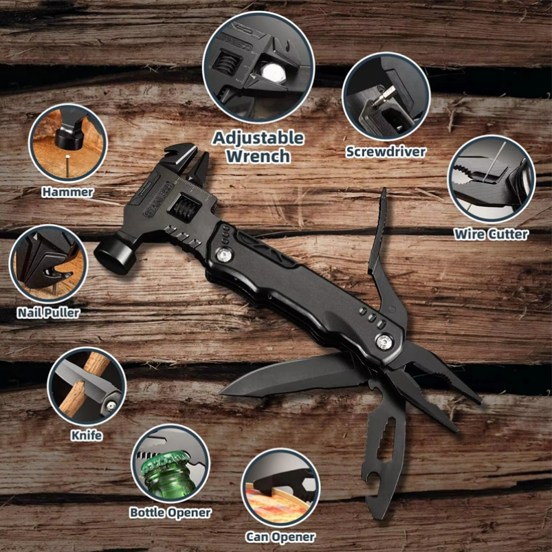 Multifunctional Knife Pliers Outdoor Home Portable Outdoor Survival Folding Knife Plier Screwdriver Hand Tool Car Emergency Tool