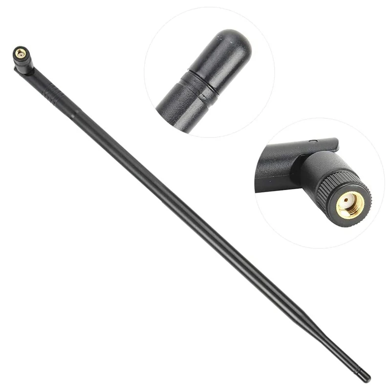 Antenna Wifi 2X 12DBI, antenna Wifi a lungo raggio ad alto guadagno dual band 2.4G/5G con connettore RP‐SMA per rete wireless