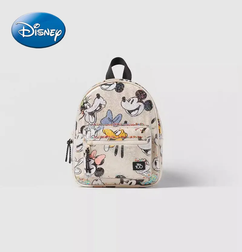 2025 Nieuwe Disney Meisjes Rugzak Mickey Mouse Print Meisjes Reizen Opslag Mode Cartoon Schattig Meisje Baby Mini Rugzak