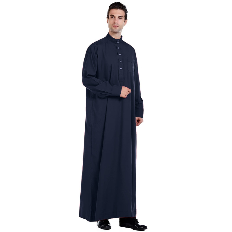 Ramadan Eid Djellaba Mannen Moslim Jurk Jubba Thobe Saudi Arabische Lange Gewaad Kalkoen Kaftan Dubai Abaya Jurk Daffah Dishdasha Thoub