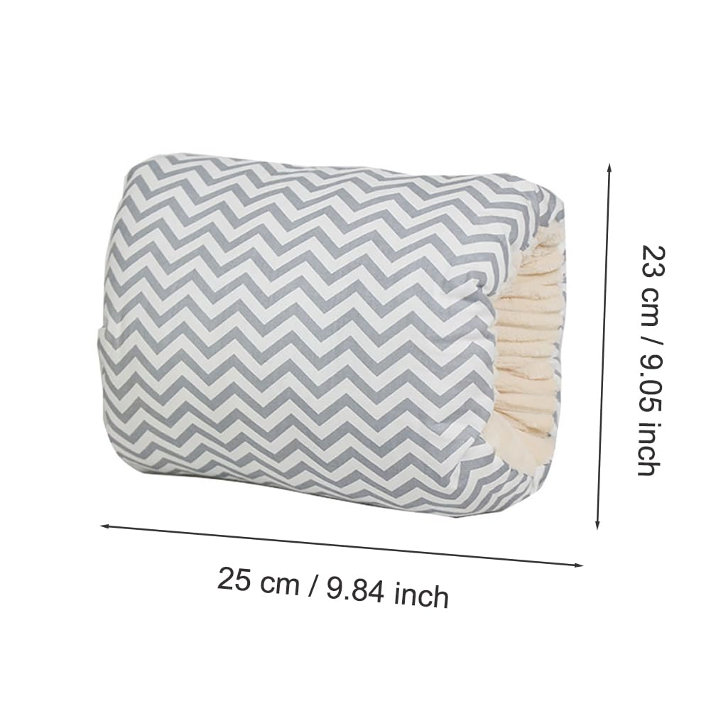 Cuscino per allattamento in cotone per neonato Mini cuscino per il braccio per l'allattamento al seno Biberon per la maternità Mamma Accessori morbidi per la cura del bambino