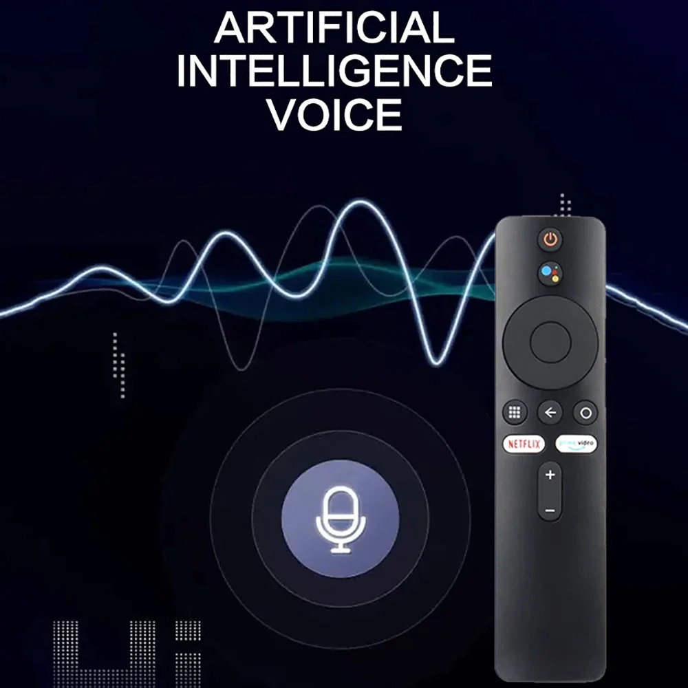 International Edition Bluetooth-Sprachfernbedienung für Xiaomi MI Box S MI TV Stick 4K Smart TV mit Google Assistant Control