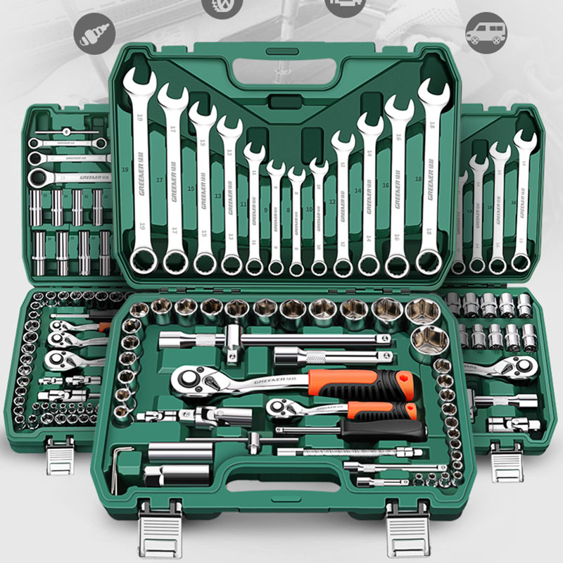NEW Auto Repair Tools Box Sets Electrician Spanner Anti-fall Case Waterproof Shockproof Safety Parts Organizer Anti-fall Toolbox