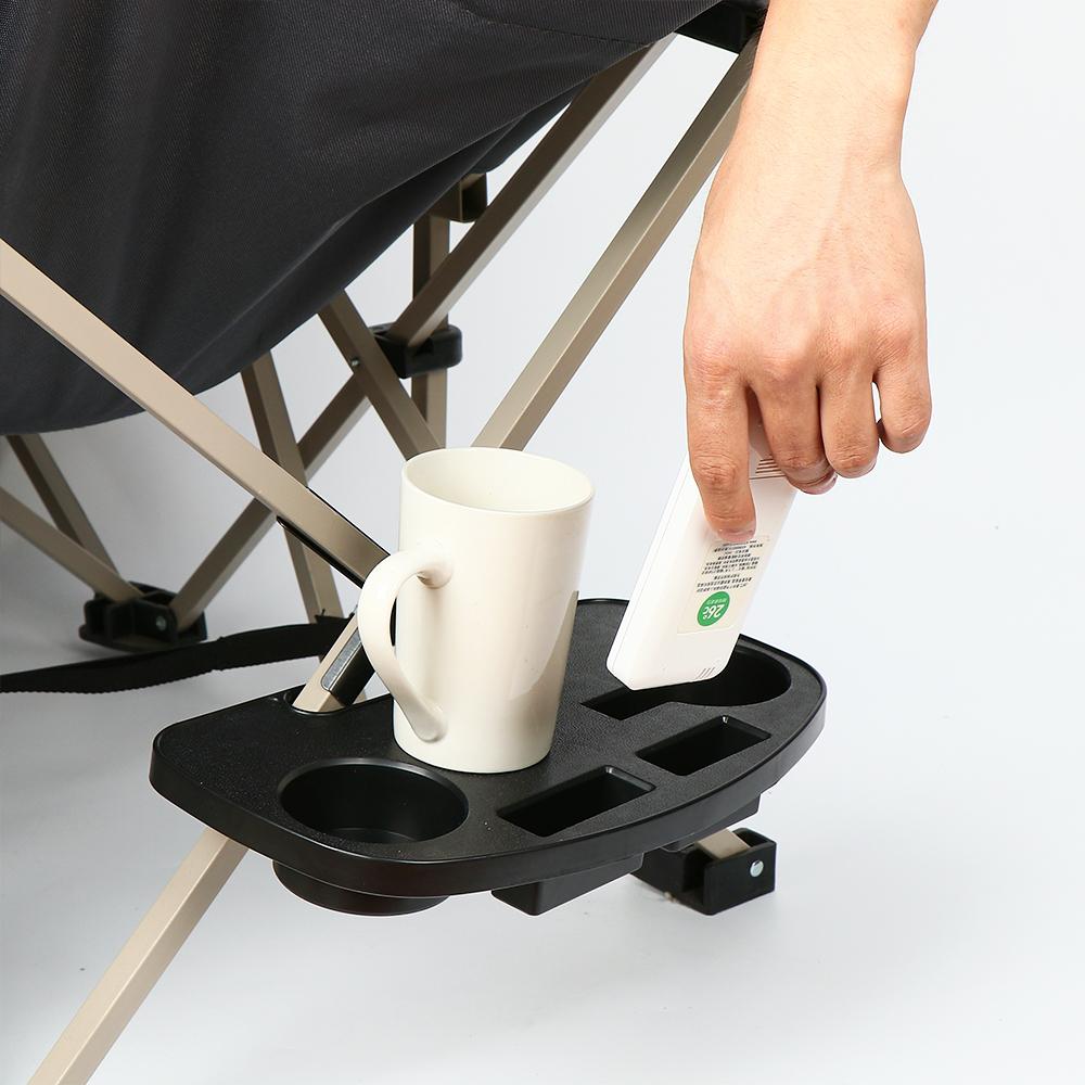 Clip en bandeja de mesa silla relajante plegable soporte para bebidas pesca Camping playa