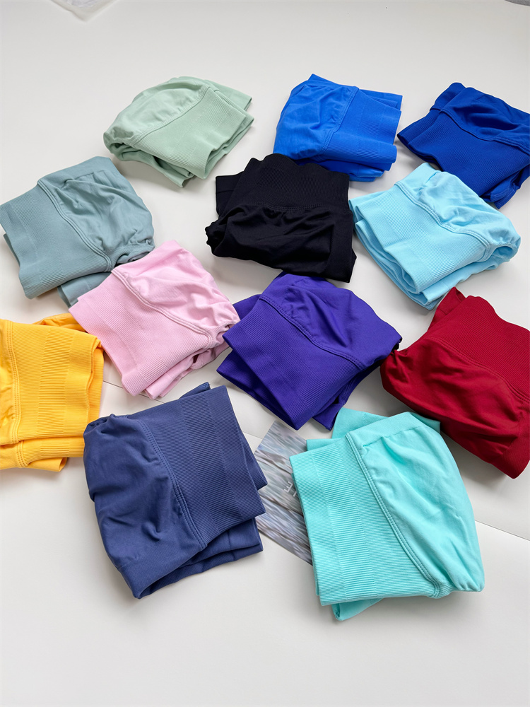 Naadloze shorts Geribbelde yogashorts Dames Flex Scrunch Bum Gymshorts Booty Running Short Butt Lifting Workout-broek
