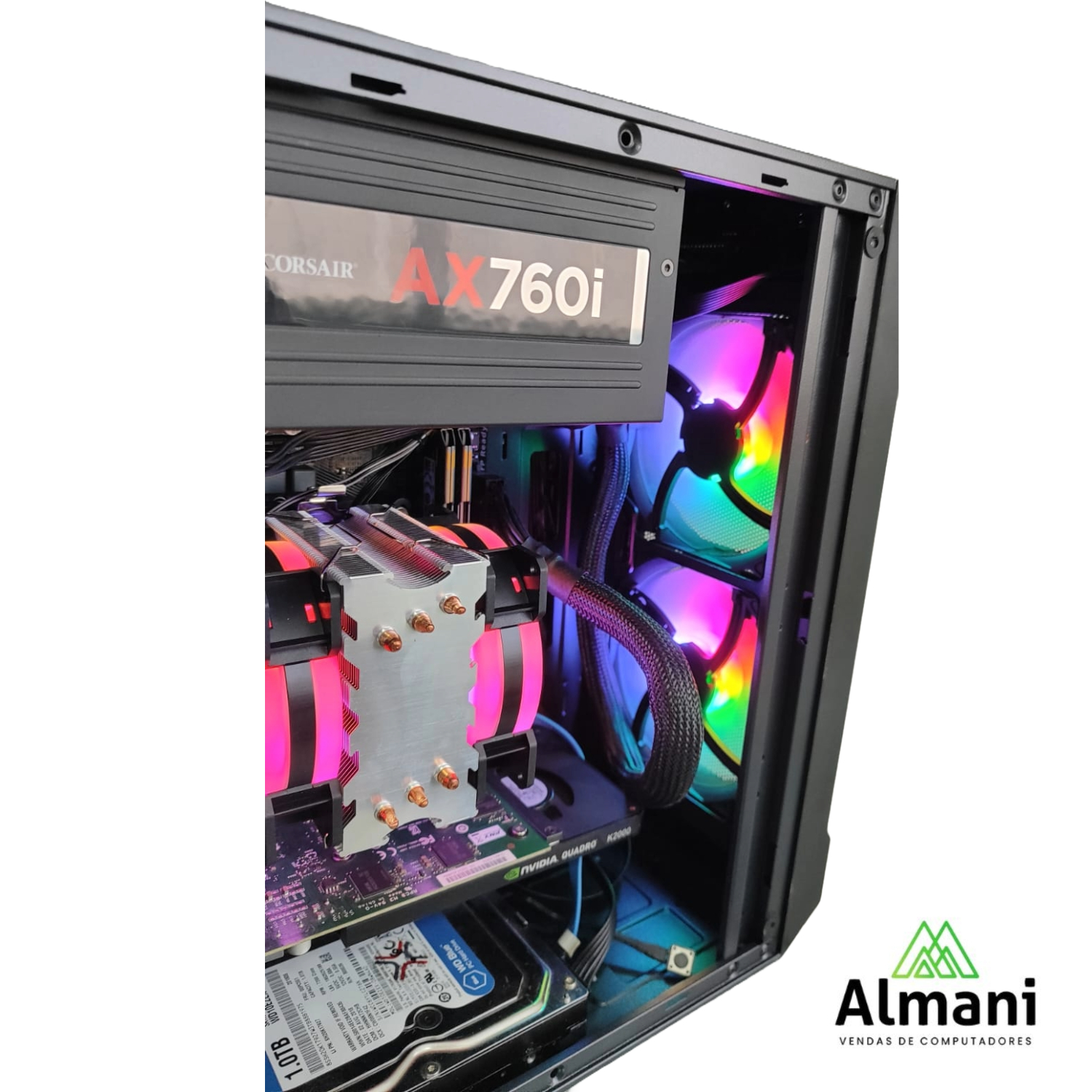 DESKTOP GAMER CORE I5 6400T M2 256 GB HD 1 TB 16 GB RAM NVIDIA T400 4GB - WIN10 PRO - MT