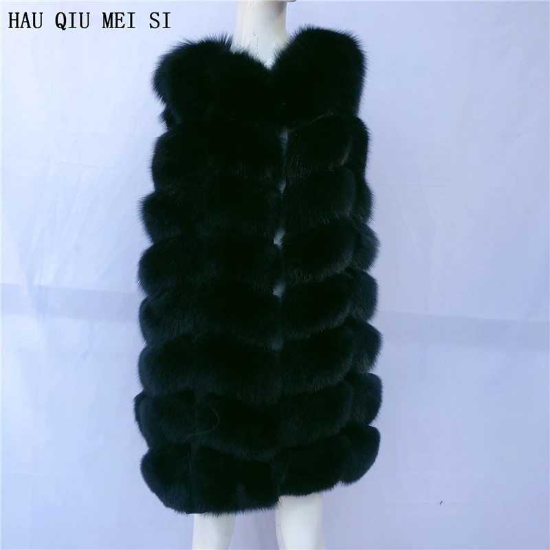 Tự Nhiên Cáo Lông Áo Vest Nữ Ấm Áo Nhiều Màu Tự Nhiên 100% Áo Khoác Lông Thú Cáo Lông Áo Thật Lông Áo Không Tay Thật cáo Áo Khoác Lông Thú
